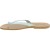 Chanclas hechas a mano de cuero blanco para hombres