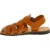Handmade in Italy men's fisherman sandals in tan leather