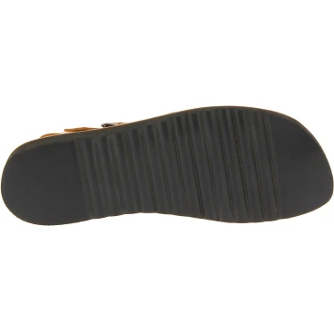 Sandalias frailes para hombre en cuero marrón hechas a mano