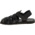 Sandales religieux homme en cuir noir artisanales