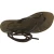 Flat strappy leather sandals mud color handmade in Italy