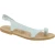 White leather thong sandals for women Handmade in Italy