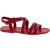Sandales romaine pour homme en cuir rouge fait à la main