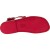 Sandalias romanas de cuero rojo hechos a mano