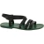 Men's green leather sandals Handmade in Italy