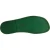 Handmade green leather thongs sandals for men