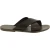 Men's leather slippers handmade in Italy in mud color leather