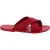 Claquettes homme en cuir rouge fait à la main en Italie
