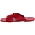 Zapatillas de cuero rojo para hombre hecho a mano en Italia