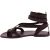 Men's violet leather roman gladiator sandals Handmade in Italy