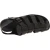 Sandalias frailes para hombre en cuero negro hechas en Italia