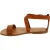 Women's sandals in tan leather handmade in Italy