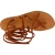 Women's tan strappy leather sandals handmade in Italy