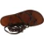 Women's dark brown strappy leather sandals handmade in Italy