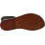 Sandales spartiates en cuir marron foncé artisanales fait en Italie