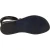 Women's black strappy leather sandals handmade in Italy
