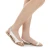 Riemchen-Sandalen für Damen aus Weiße Leder in Italien von Handgefertigt