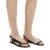 Green leather thong sandals for women Handmade in Italy