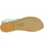 Women's sandals in white leather handmade in Italy