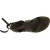 Women's flat mud color leather sandals handmade in Italy
