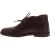 Desert boots femme en cuir marron foncé artisanales fabriqué en Italie