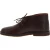 Desert boots femme en cuir marron foncé artisanales fabriqué en Italie
