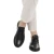 Scarpe basse da donna in pelle nera fatte a mano in Italia