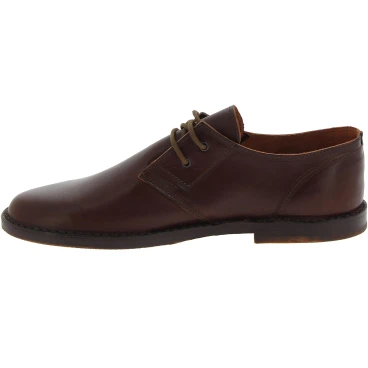 Scarpe basse da donna in pelle marrone scuro fatte a mano in Italia