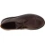 Women's dark brown leather low top shoes handmade in Italy