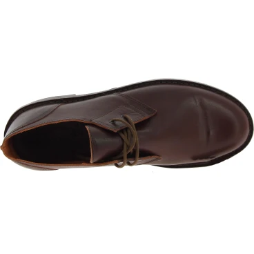 Scarpe basse da donna in pelle marrone scuro fatte a mano in Italia