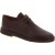 Women's dark brown leather low top shoes handmade in Italy