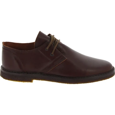 Scarpe basse da donna in pelle marrone scuro fatte a mano in Italia