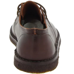 Chaussures basses femme en cuir marron foncé artisanales fabriqué en Italie