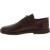 Women's dark brown leather low top shoes handmade in Italy