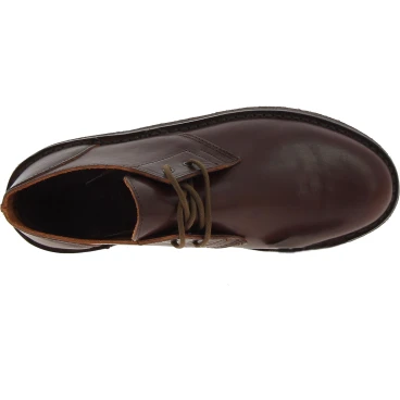 Scarpe basse da donna in pelle marrone scuro fatte a mano in Italia