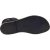 Black strappy flat sandals for women handmade in Italy