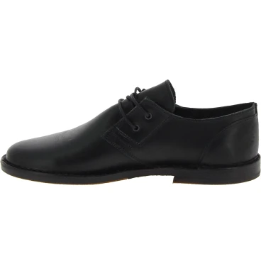 Scarpe basse da uomo in pelle nera fatte a mano in Italia