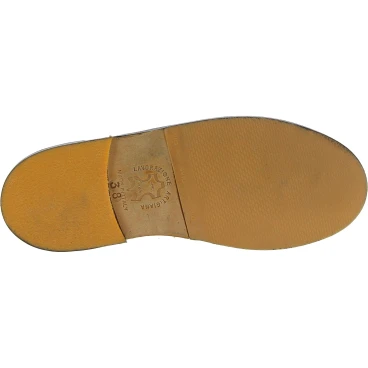 Scarpe basse da uomo in pelle nera fatte a mano in Italia
