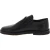 Scarpe basse da uomo in pelle nera fatte a mano in Italia