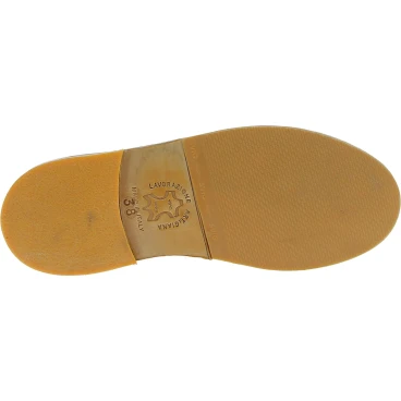 Scarpe basse da uomo in pelle marrone fatte a mano in Italia