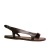 Brown leather thong sandals for women Handmade in Italy