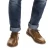 Scarpe basse da uomo in pelle marrone fatte a mano in Italia