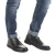 Botas desierto para hombre de cuero negro Hecho a mano en Italia