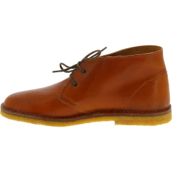 Botas desierto para hombre de cuero marrón Hecho a mano en Italia