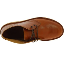 Desert boots homme en cuir marron artisanales fabriqué en Italie