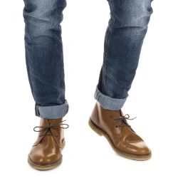 Desert Lederboots Herren Braun Handgefertigt in Italien