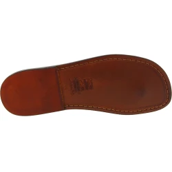 Sandales tong en cuir marron pour homme artisanales