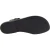Black leather women's sandals handmade in Italy