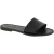 Italienische slipper für Frauen aus Schwarzen Leder