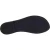 Women's leather slides sandals in black leather handmade